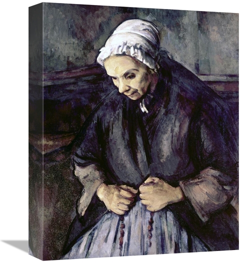 Global Gallery GCS-277039-16-142 16 in. An Old Woman with a Rosary Art