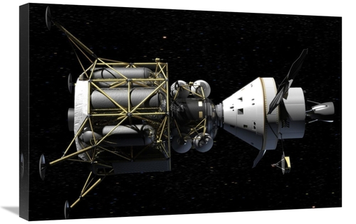 Global Gallery GCS-393564-2030-142 20 x 30 in. Altair & Orion Spacecra