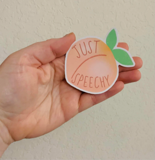 Just Speechy- Speech Therapist Sticker/Magnet