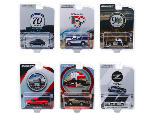 \Anniversary Collection\" 6 piece Set Series 10 1/64 Diecast Model