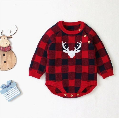 Pudcoco Autumn Christmas Clothes Newborn Baby Girl