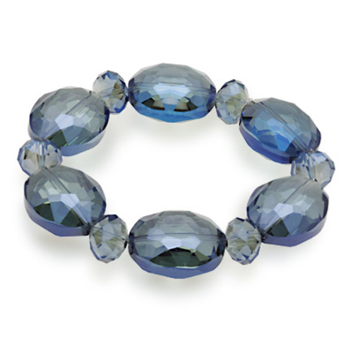 Alexander Kalifano BLUE-BVG-CS Vienna Gorgeous Glass Bracelet - Crysta