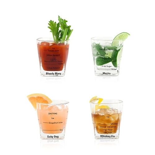 Bartending Glasses Set Of 4