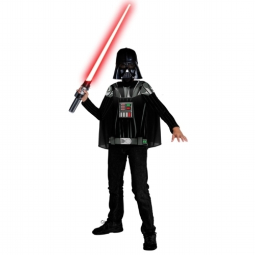 Rubies Costumes Star Wars Darth Vader Child Costume Kit Medium - 8-10