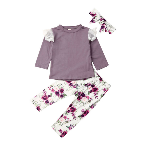 PudcocoAutumn Toddler Baby kids Girl Floral Print