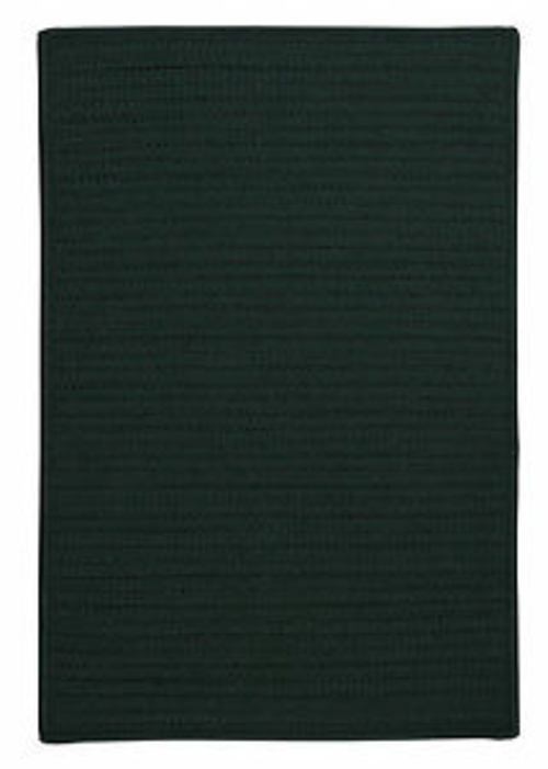 Colonial Mills Rug H109R024X096S Simply Home Solid - Dark Green 2 ft. 