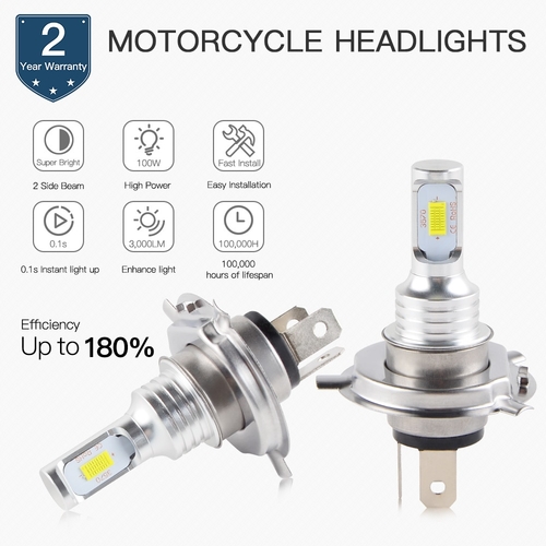 H2CNC CSP LED Headlight Bulb Lamp For Yamaha FZ8