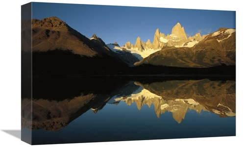 Global Gallery GCS-453410-1218-142 12 x 18 in. Mt Fitzroy Reflected in