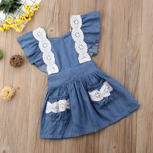 Summer Princess Baby Kids Girls Sundress Toddler