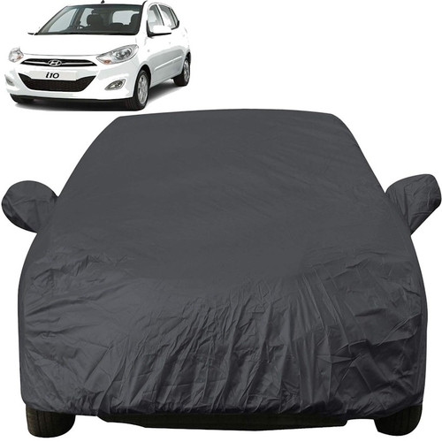 Car Cover for Hyundai i10 (2007-2017) | Waterproof, Silver/Blue