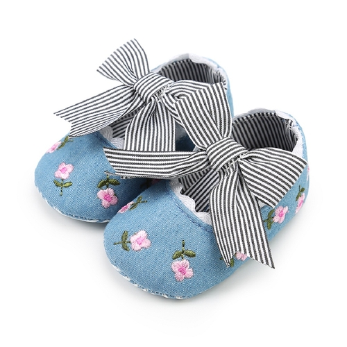 Newborn Infant Baby Girl Princess Non Slip Bowknot