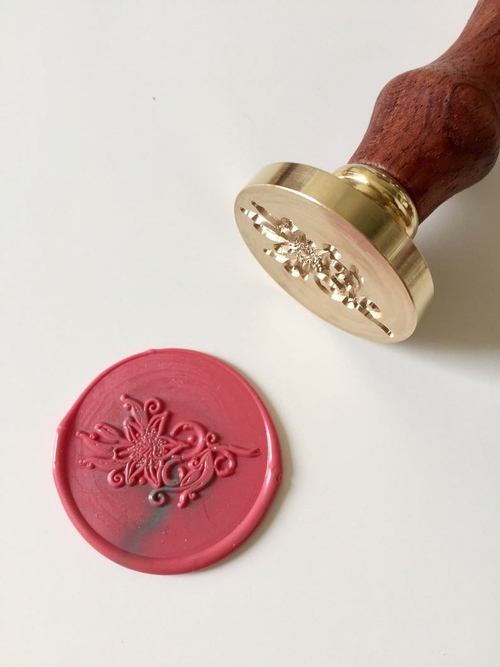 Filigree Lily Wax Seal Stamp