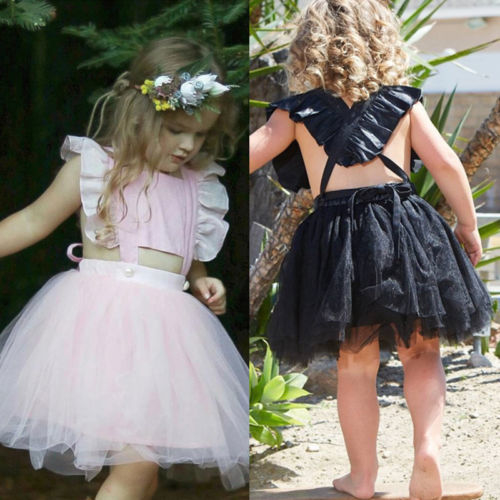 New Kids Baby Girl Princess Sleeveless Tutu Mini