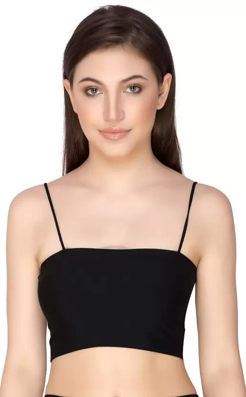 Women Full Coverage Non Padded Bra (Black)