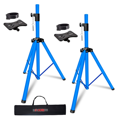 5 Core Speaker Stand Tripod Floor Adjustable Up to 48 Inch DJ Studio