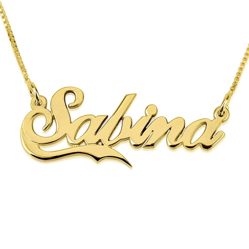 Fancy Name Necklace with Underline