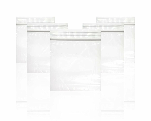 Zip Lock Bags 4x7 Pack of 100 Storage Bags with Zipper. Self Lock