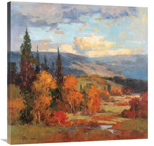 Global Gallery GCS-132108-3636-142 36 x 36 in. Autumn Mountains Art Pr