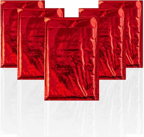 Bubble Mailers 5 x 9 Padded Envelopes, Pack of 25 Hot Red Cushion