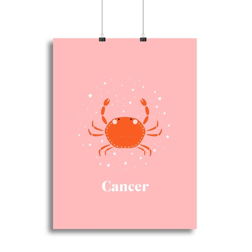 Nurturing Cancer Radiance Art Canvas Print or Poster