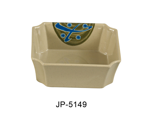 Yanco JP-5149 Japanese 4.75" Square Side Dish