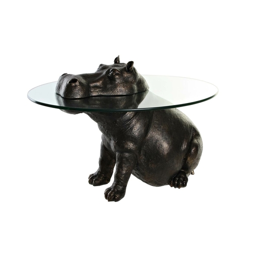 Side table DKD Home Decor S3023698 Copper Resin Crystal 65 x 50 x 45