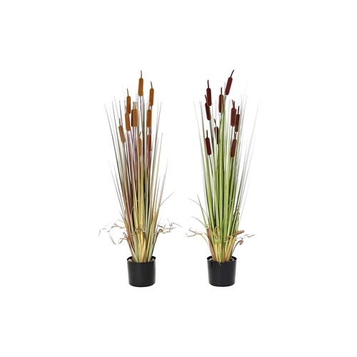 Decorative Plant DKD Home Decor Polyethylene Green Burgundy PVC 40 x