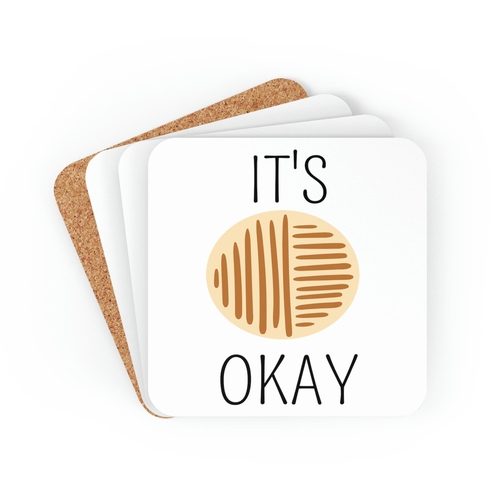 Home Decor - Coaster Set - 4 Piece Home/office - Say it Soul - its Oka