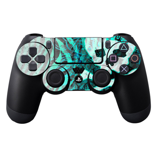 MightySkins SOPS4CO-Zebra Skull Skin Decal Wrap for Sony Playstation D