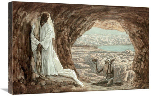 Global Gallery GCS-280371-30-142 30 in. Jesus Tempted in the Wildernes