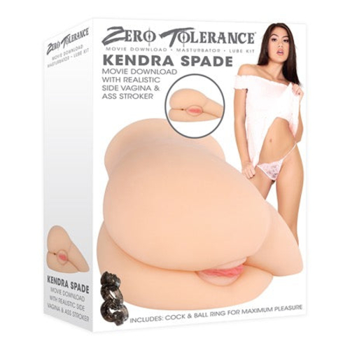 Zero Tolerance Kendra Spade Realistic Sideways Dual Entry Stroker With