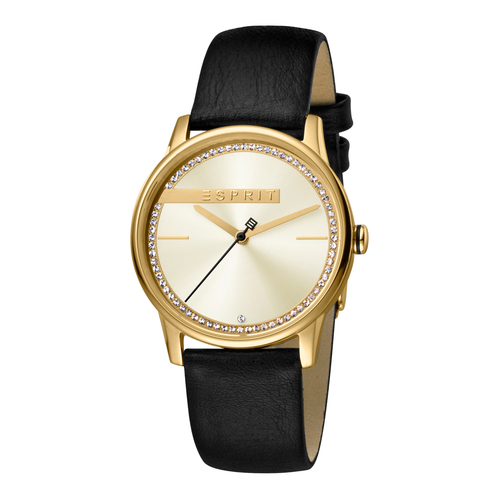 Esprit ES1L082L0025 Rock Gold Black Ladies Watch