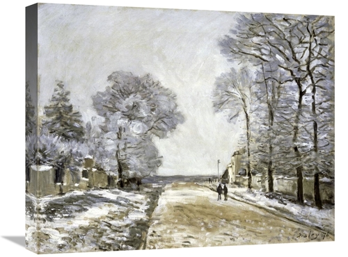 Global Gallery GCS-280077-22-142 22 in. The Road, Effect of Snow -