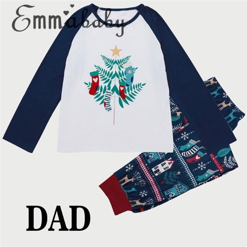 Family Matching Christmas Pajamas Mother Daughter