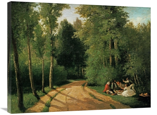 Global Gallery GCS-267029-36-142 36 in. A Picnic at Montmorency Art Pr