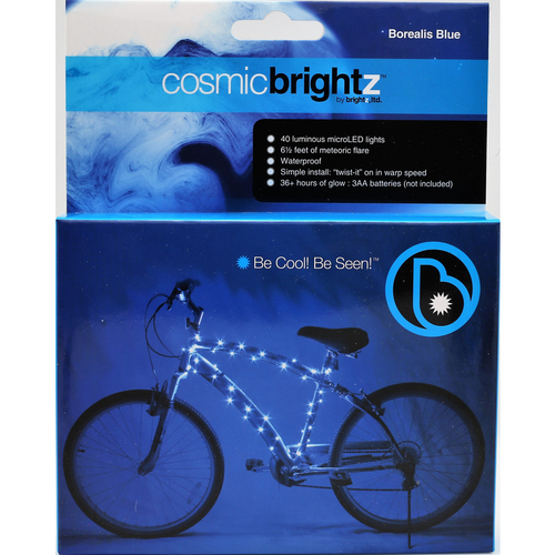 Brightz 9700501 Cosmicbrightz Bike Frame LED Light Kit  Blue