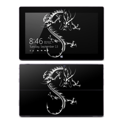 DecalGirl MISU-CHROMEDRAGON Microsoft Surface RT Skin - Chrome Dragon
