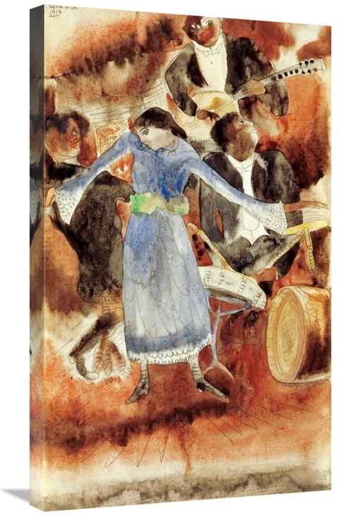 Global Gallery GCS-267931-30-142 30 in. The Jazz Singer Art Print - Ch