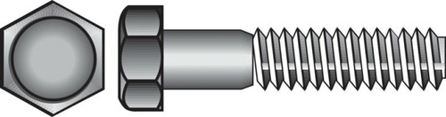 Hillman 811660 0.63 x 3 in. Low Carbon Coarse Thread Hex Bolt