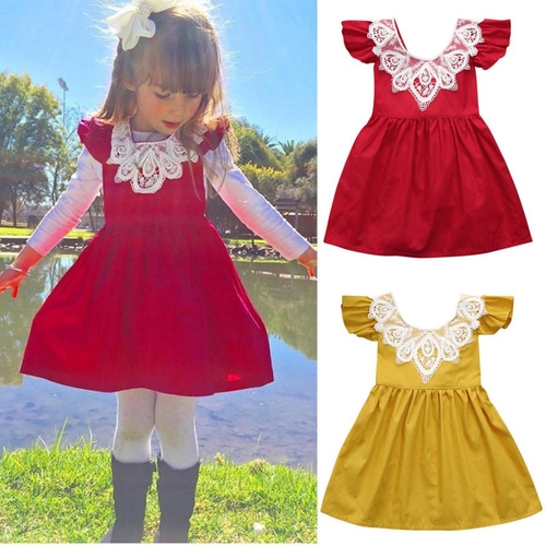 Girls Dress Kids Clothes Toddler Kid Baby Girl