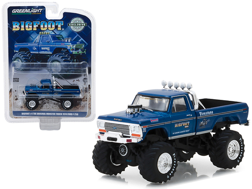 1974 Ford F-250 Monster Truck Bigfoot #1 Blue \The Original Monster