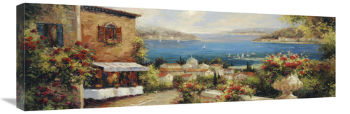 Global Gallery GCS-138606-1236-142 12 x 36 in. Marina Di Leuca I Panel