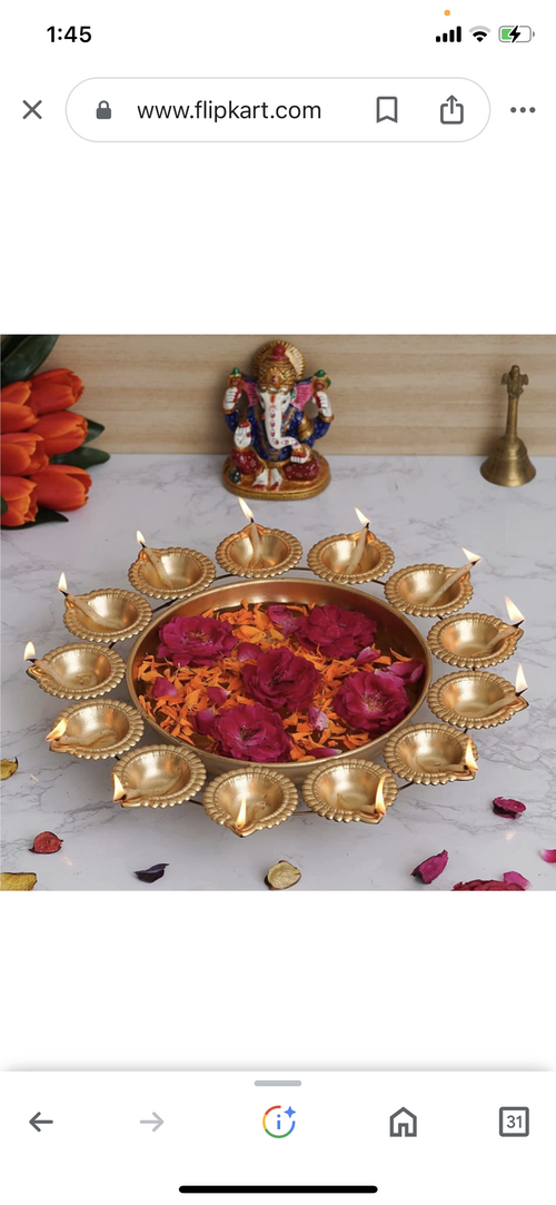 URLI (FORFLOWTING FLOWER PLATE) +5 ARTIFICAL FLOWER LADI