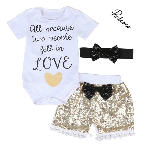 Pudcoco Baby Boys Girls Fashion Clothes 3 piece