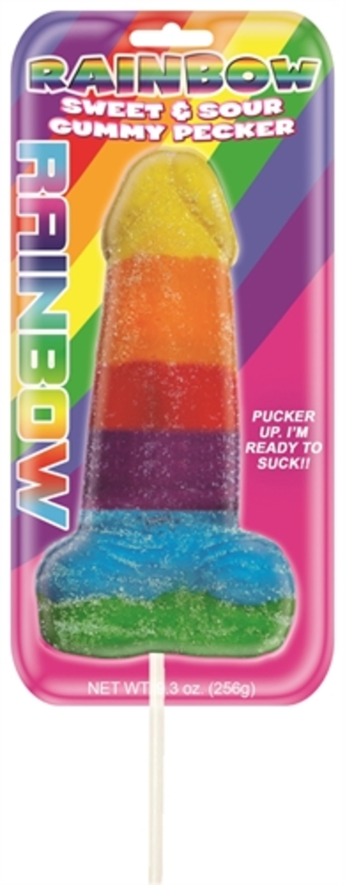 Rainbow Sweet & Sour Gummy Pecker