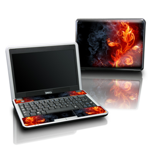 DecalGirl DM-FLWRFIRE Dell Mini Skin - Flower Of Fire