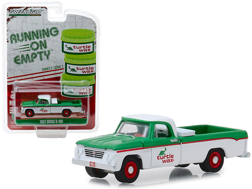 1962 Dodge D-100 \Turtle Wax\" Pickup Truck White and Green \"Running