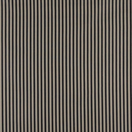 Designer Fabrics D376 54 in. Wide - Navy And Beige Thin Striped Jacqua