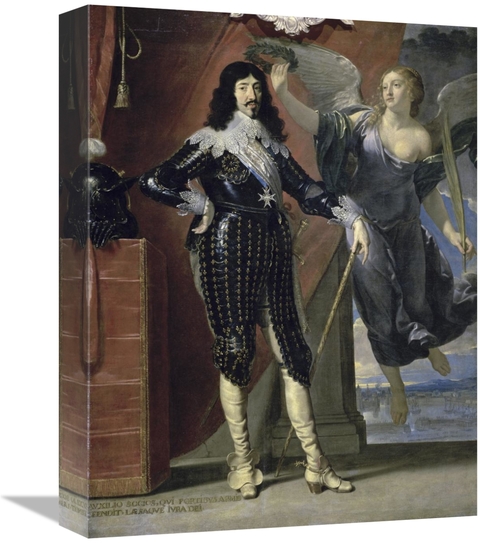 Global Gallery GCS-277073-16-142 16 in. Louis Xiii Crowned by Victory 