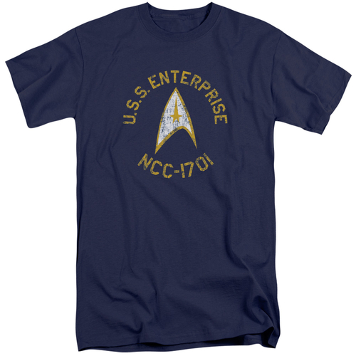 Trevco CBS1508-ATT-6 Star Trek & Collegiate Short Sleeve Adult Cotton 